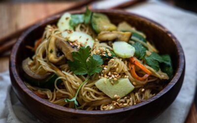 Fideos de arroz sensuales